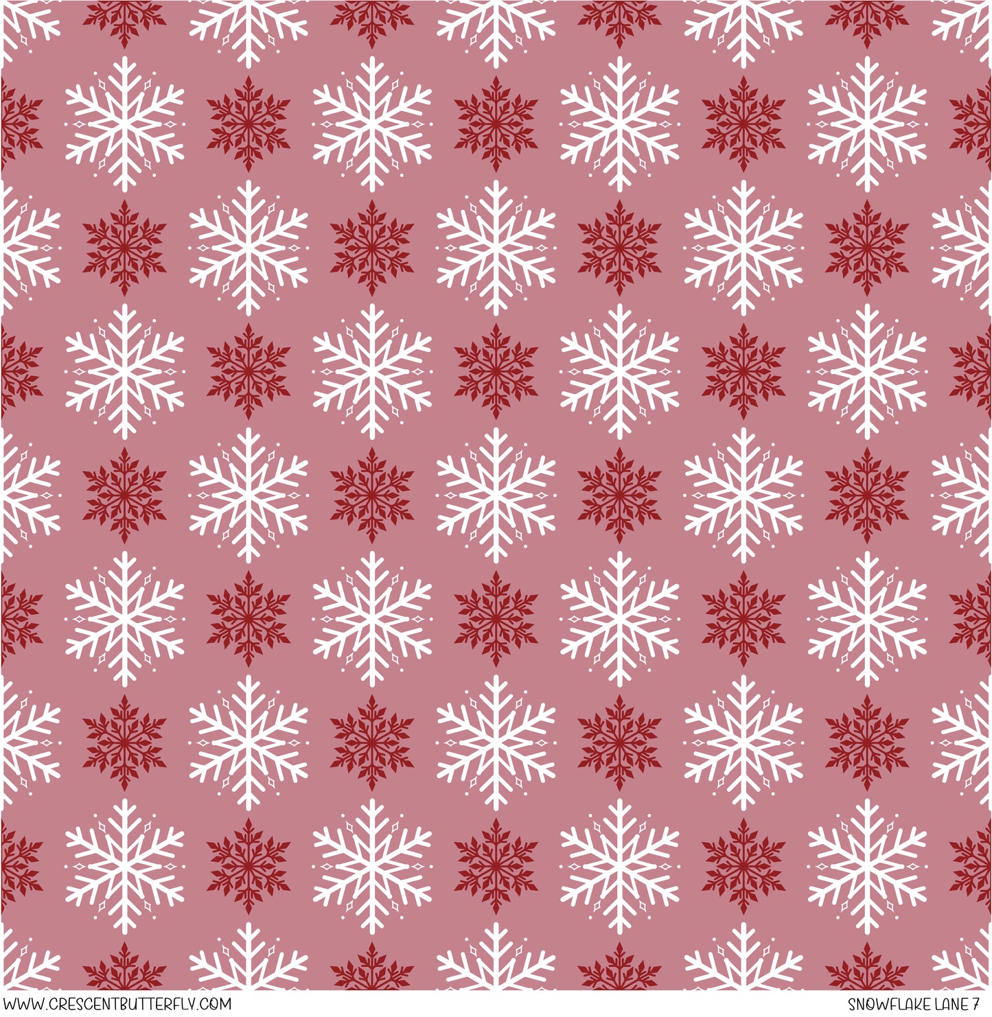 Snowflake Lane 7 Vinyl Sheet/Wrap