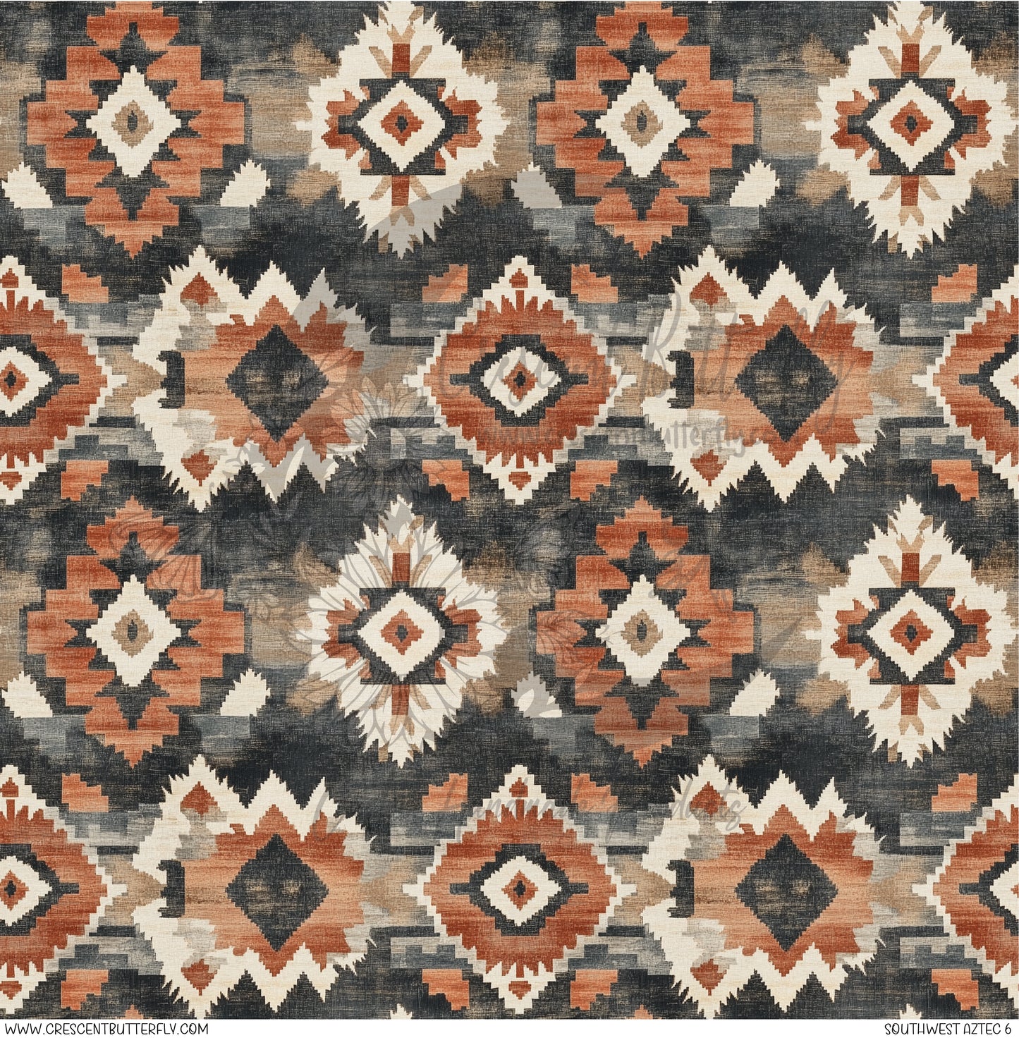 Southwest Aztec 6 Printed Vinyl Sheet/Wrap