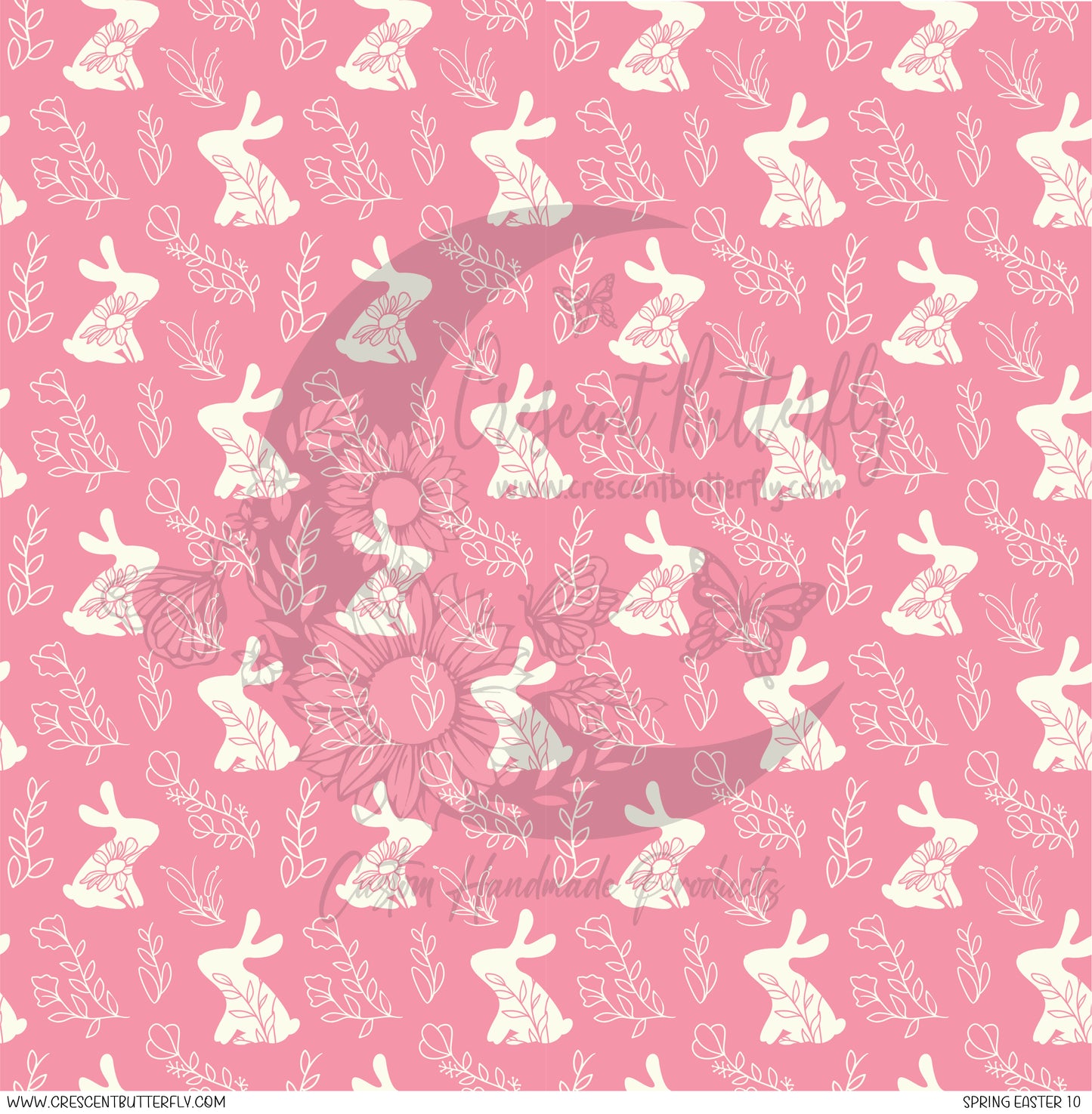 Spring Easter 10 Printed Vinyl Sheet/Wrap