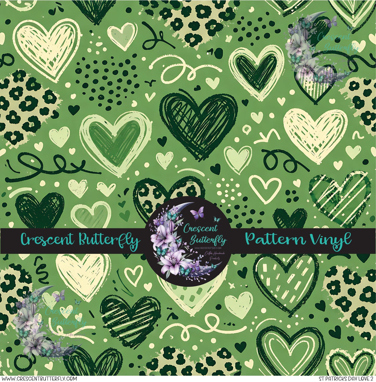 St Patricks Day Love 2 Printed Vinyl Sheet/Wrap