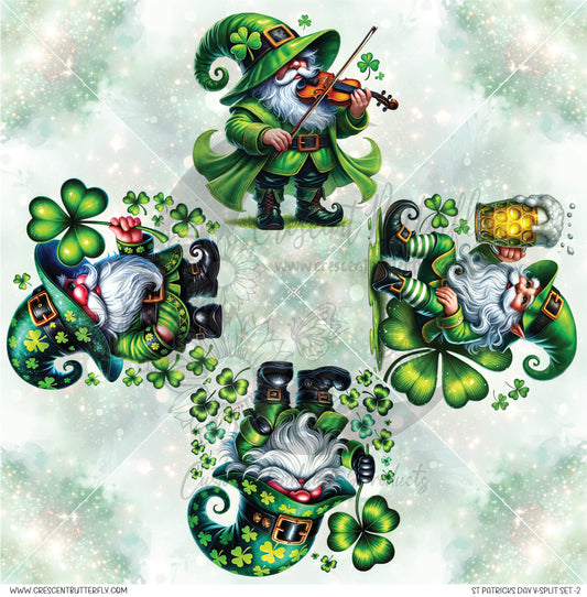 St Patricks Day V-Split Set-2 Printed Vinyl Sheet/Wrap