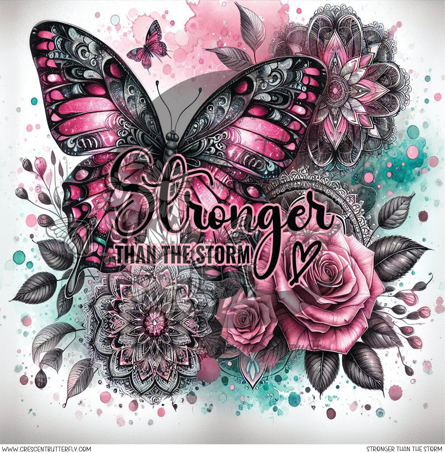 Stronger Than The Storm Printed Vinyl Sheet/Wrap