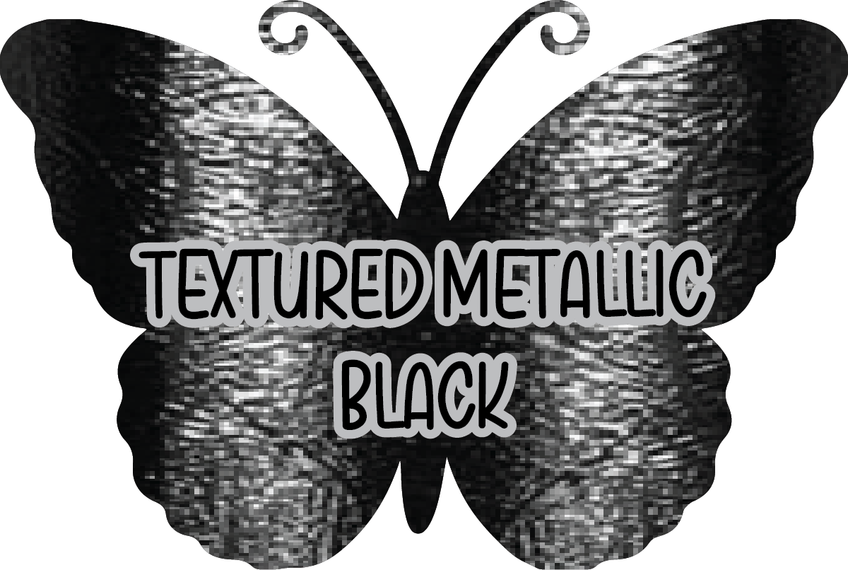 Textured Black Pre-Cut Pinstripe Vinyl Sheet