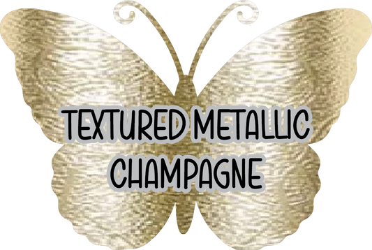 Textured Champagne Pre-Cut Pinstripe Vinyl Sheet