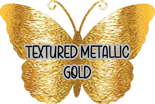 Textured Metallic Gold Pre-Cut Pinstripe Vinyl Sheet