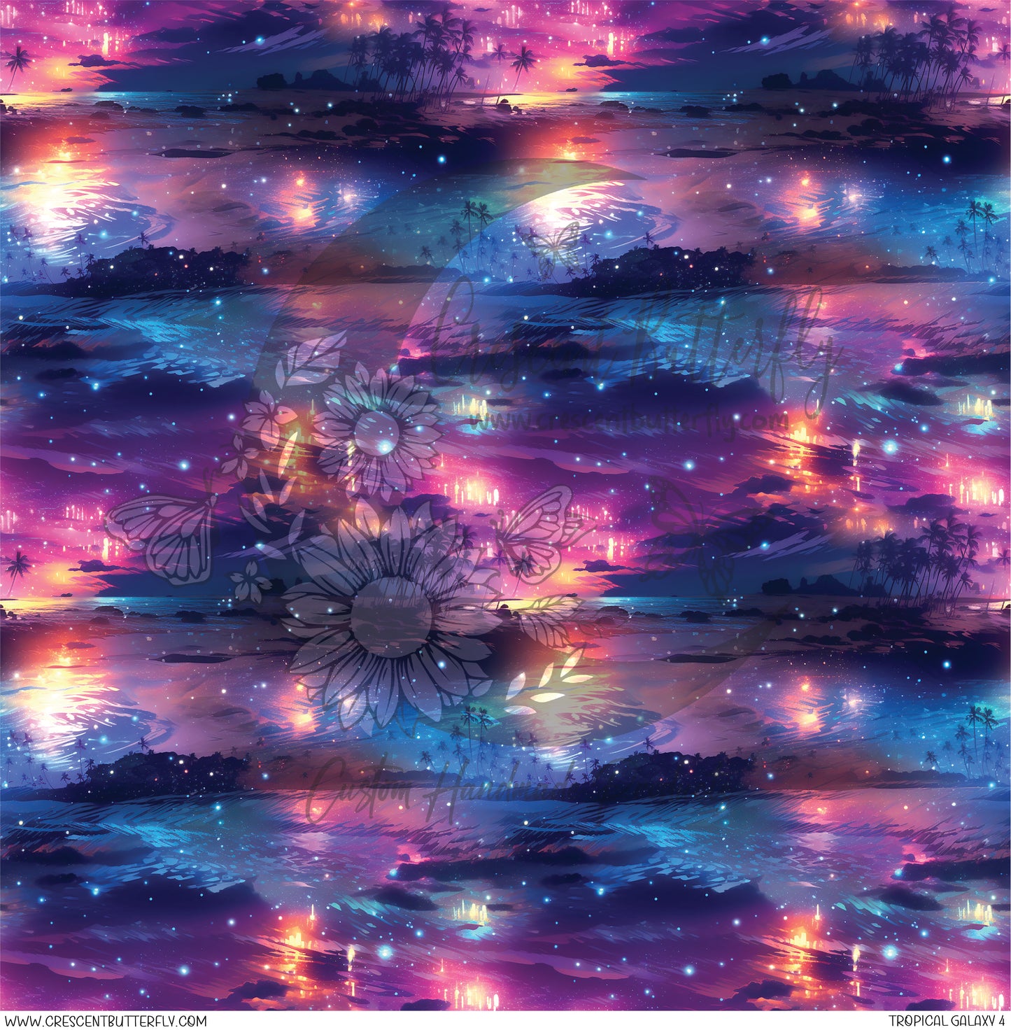 Tropical Galaxy 4 Printed Vinyl Sheet/Wrap