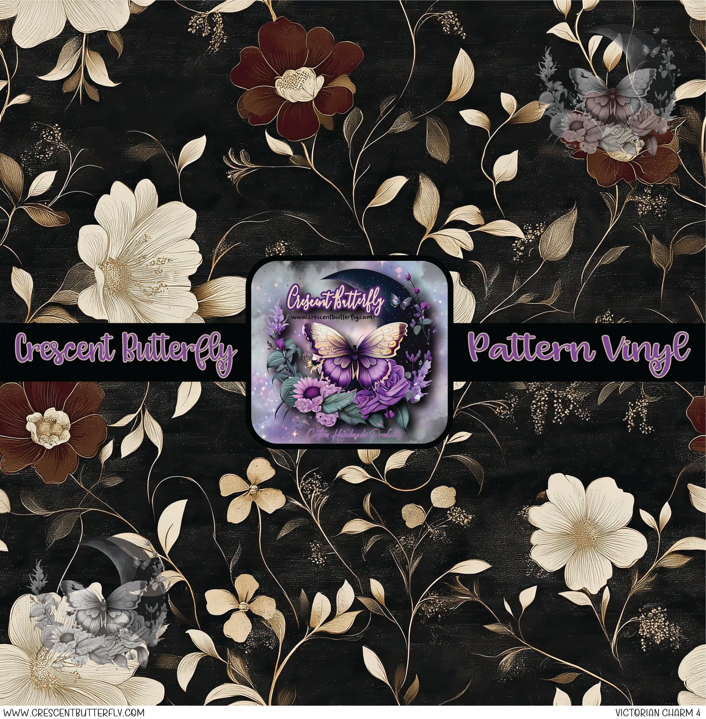 Victorian Charm 4 Printed Vinyl Sheet/Wrap