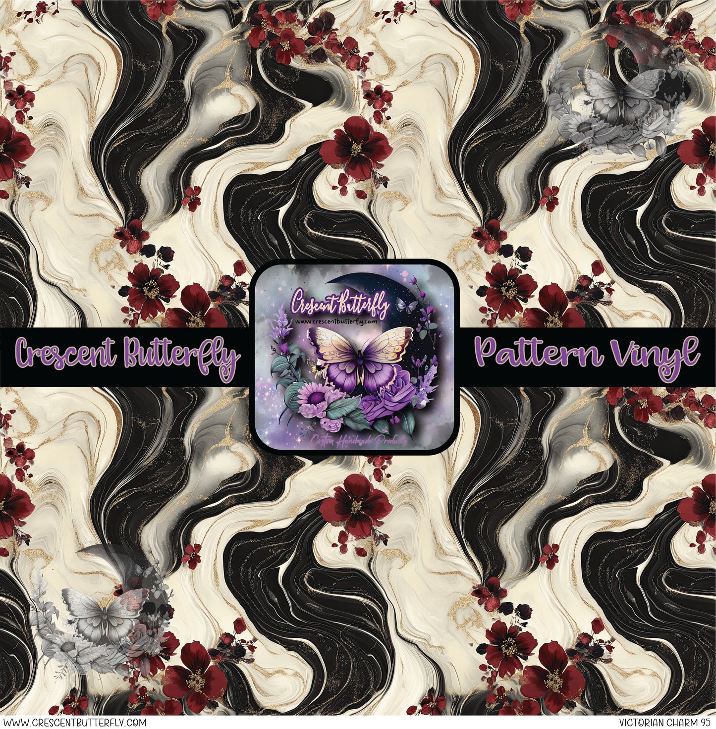 Victorian Charm 95 Printed Vinyl Sheet/Wrap