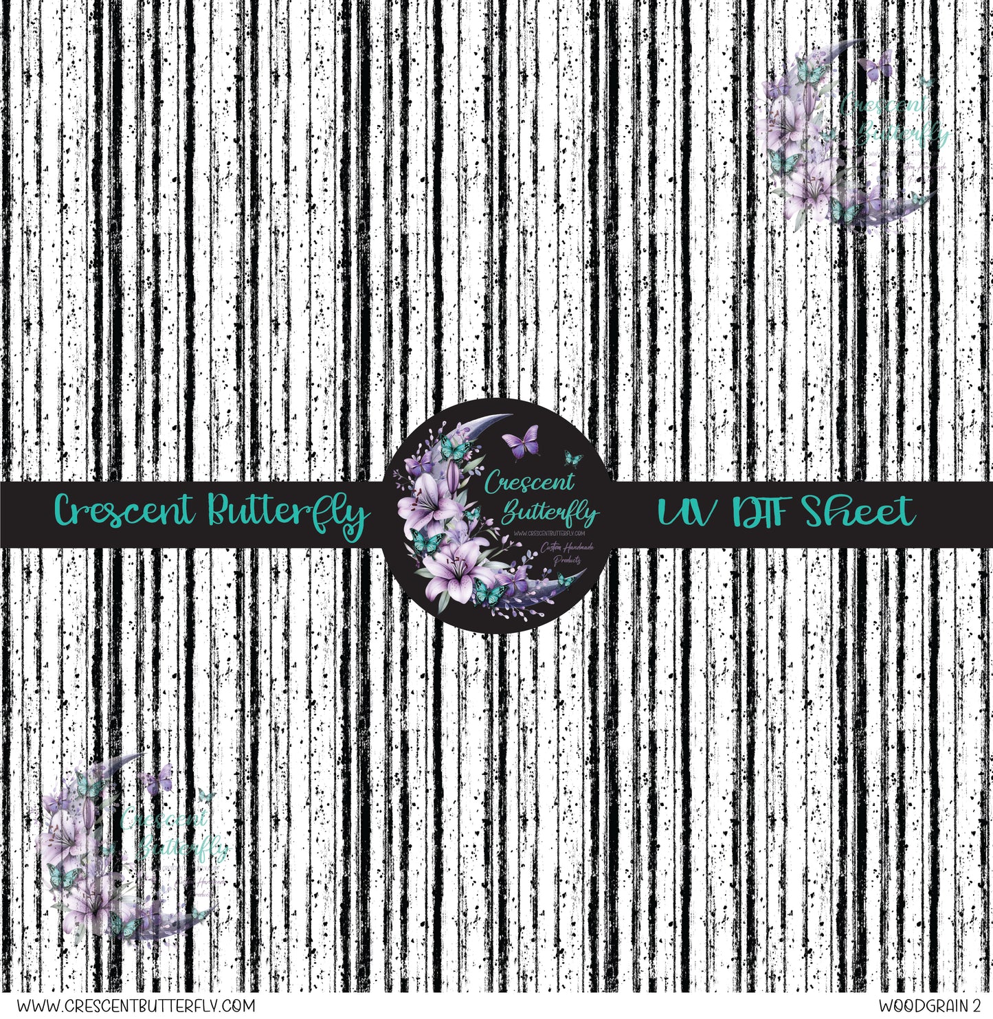 Woodgrain 2 10x10 UV DTF Sheet