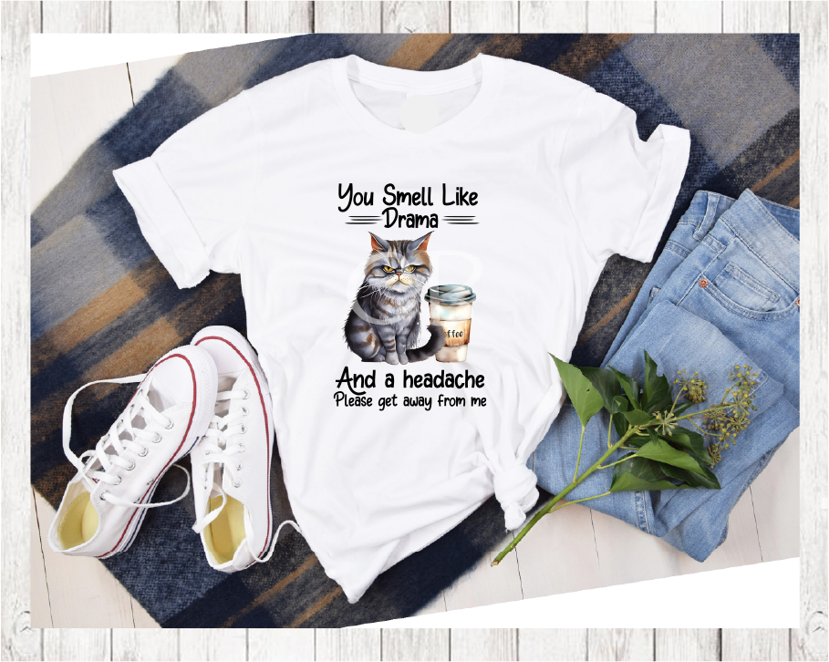 You Smell Like Drama Short Sleeve T-shirt