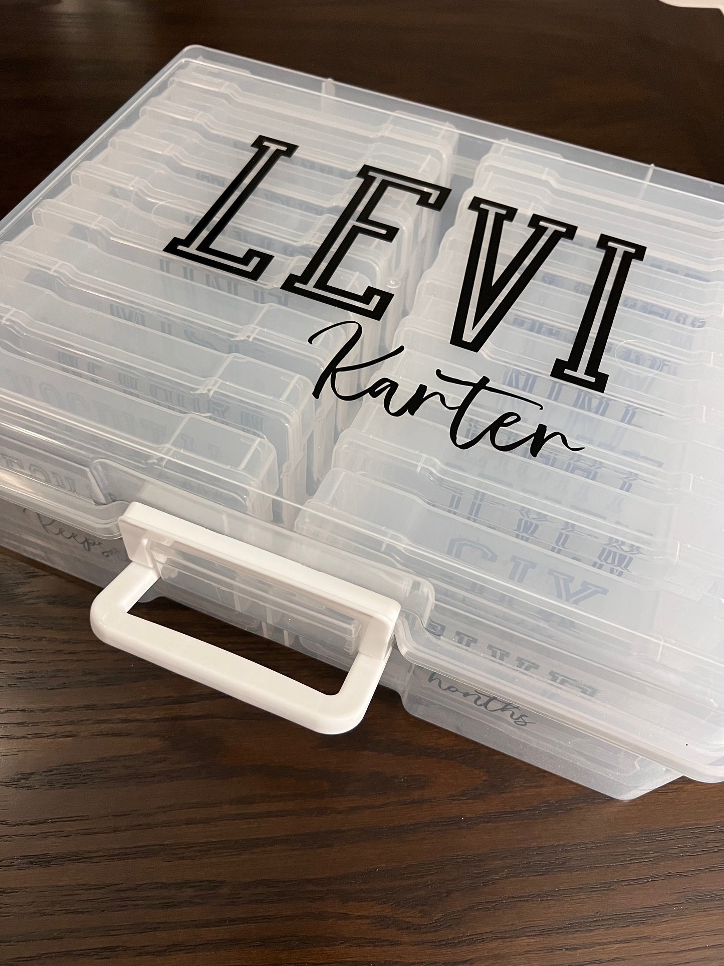 Personalized Photo Keeper Storage Box