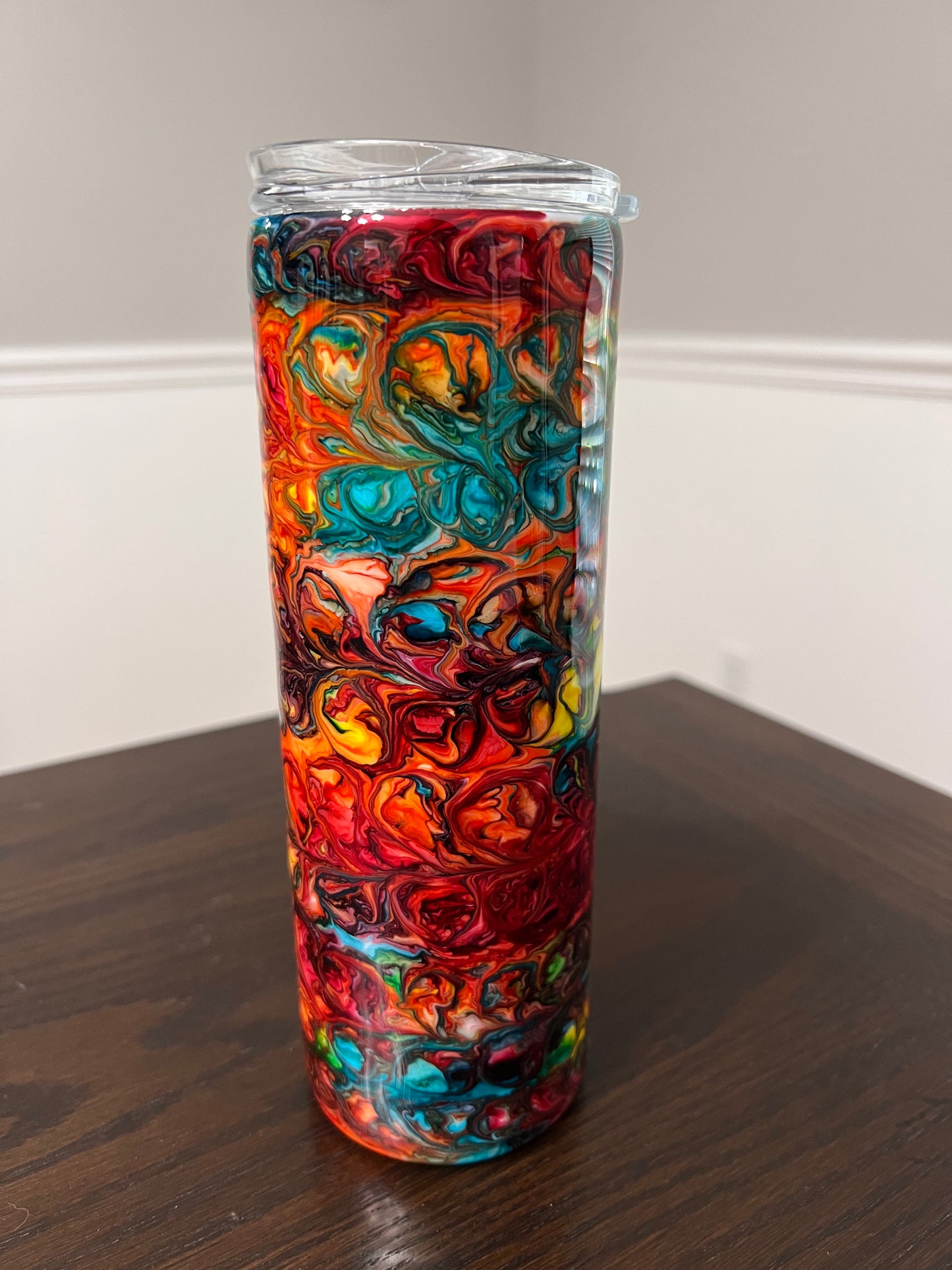 Western Figure 8 20oz Skinny Tumbler-Pre Made-RTS