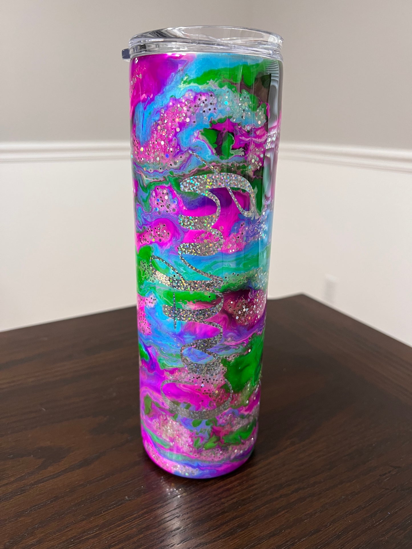 Starburst 30oz Skinny Tumbler-Pre Made-RTS