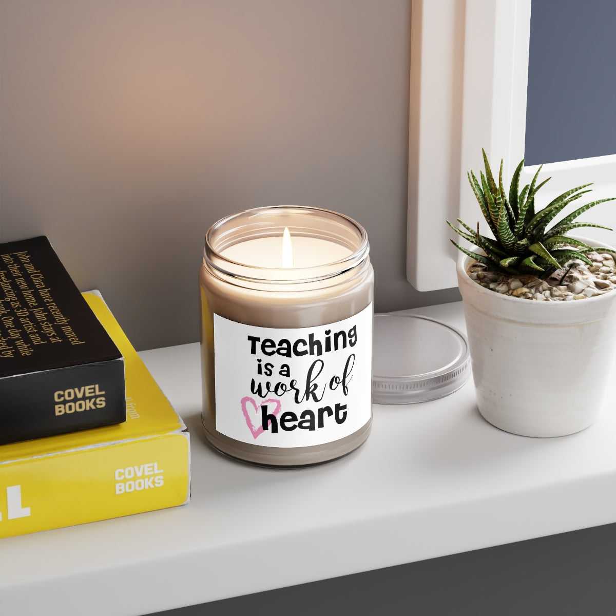 Teaching Is A Work Of Heart Scented Candles, 9oz