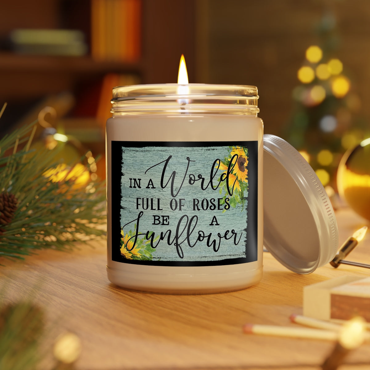 In a World full of Roses Scented Candles, 9oz