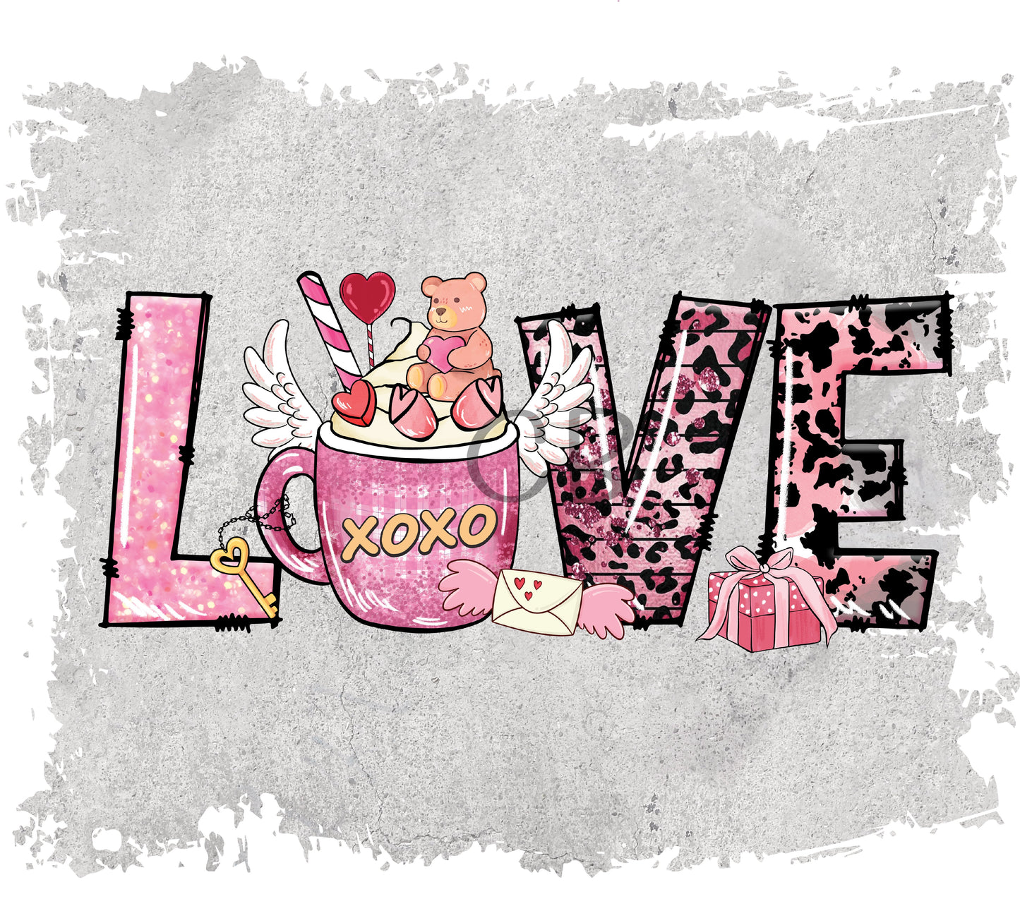LOVE Valentines Day -Vinyl Wrap/Decal
