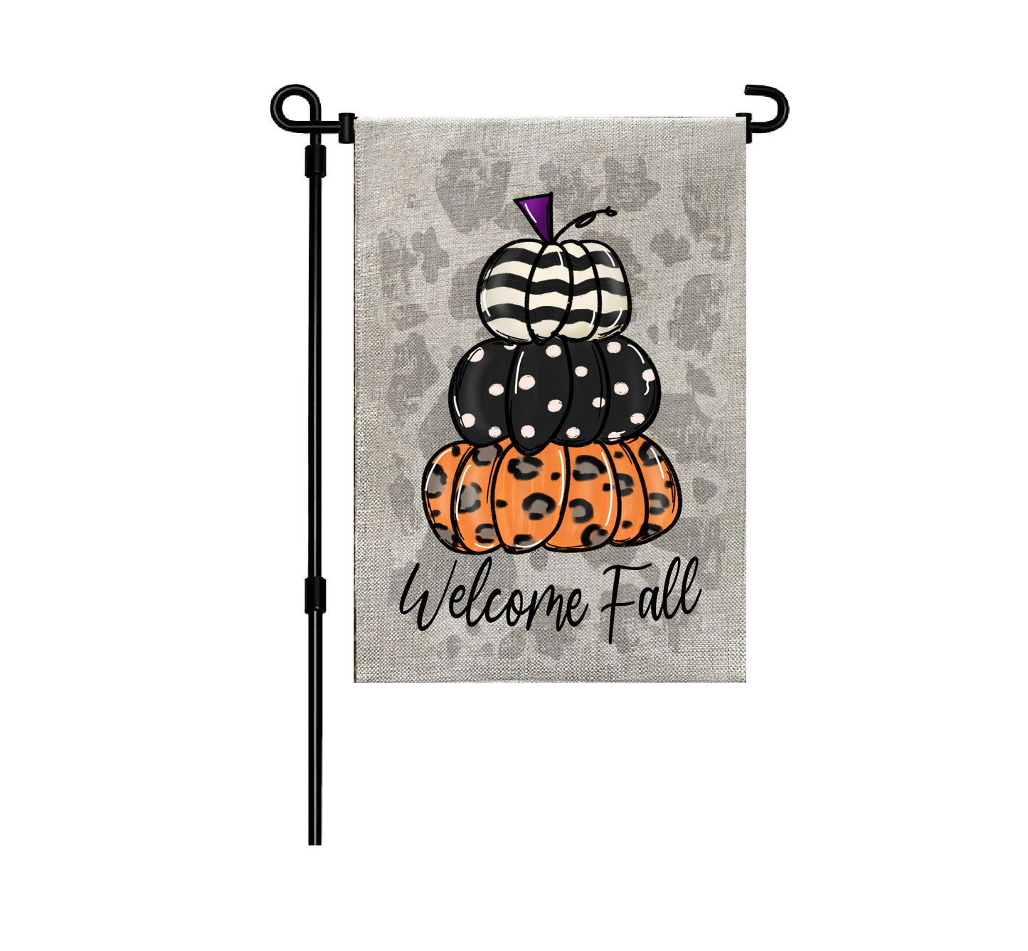 Welcome Fall Pumpkin Garden Flag