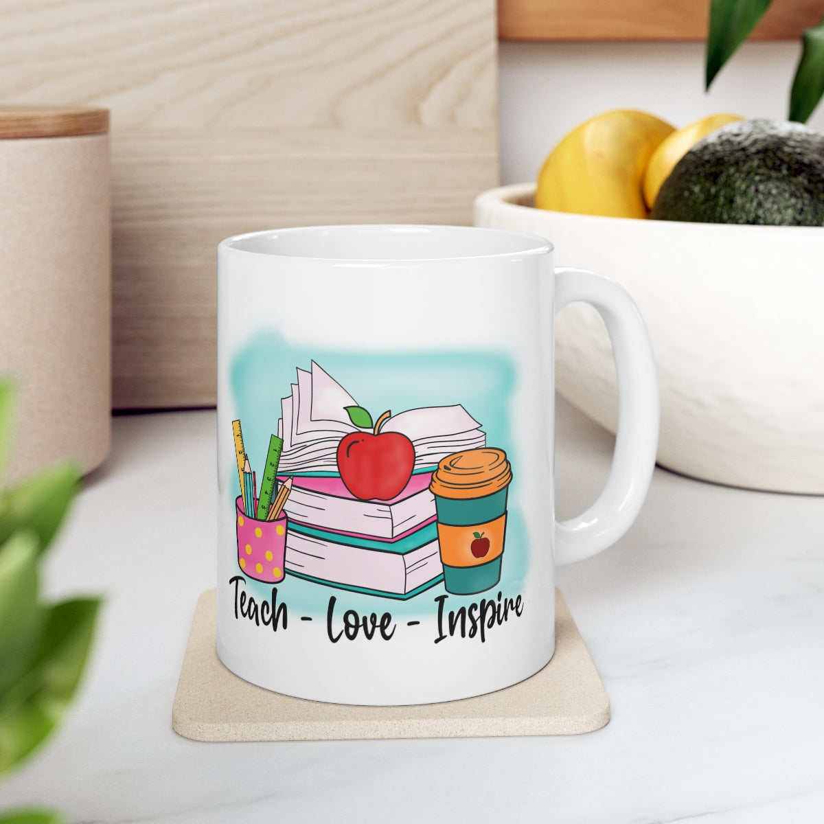 Teach Love Inspire Coffee Mug 11oz