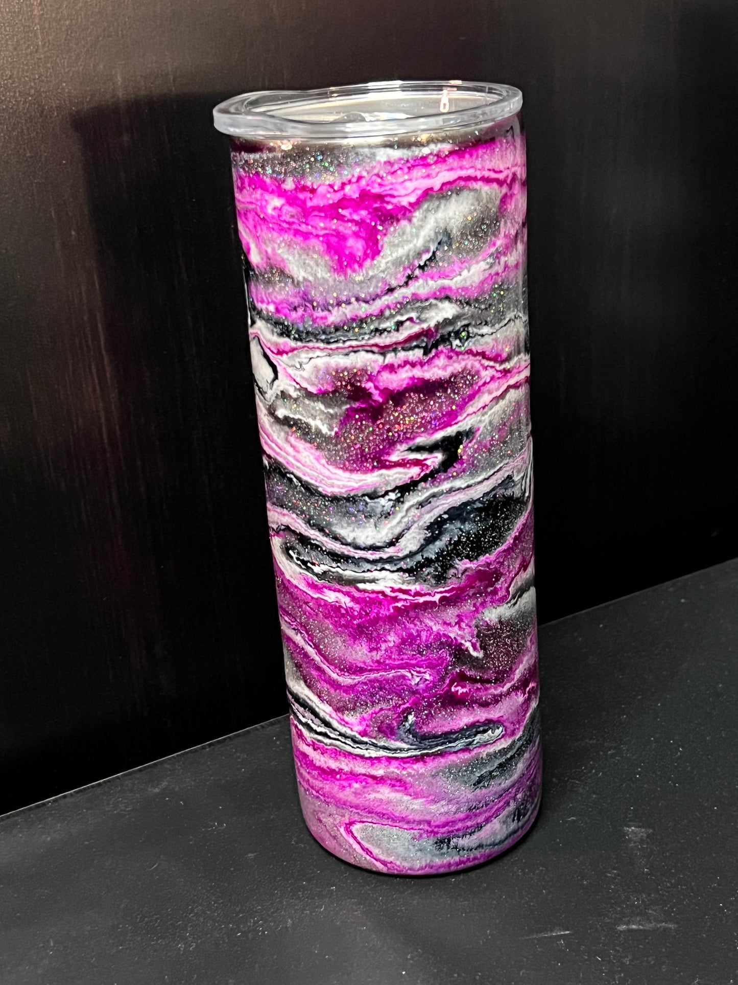 Pink Tattoo 20oz Skinny Tumbler-Pre Made-RTS