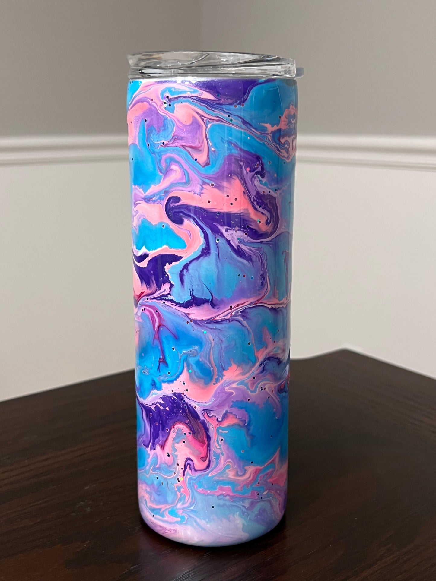 RTS #5 Pearl Swirls 20oz Skinny Tumbler-Pre Made-RTS