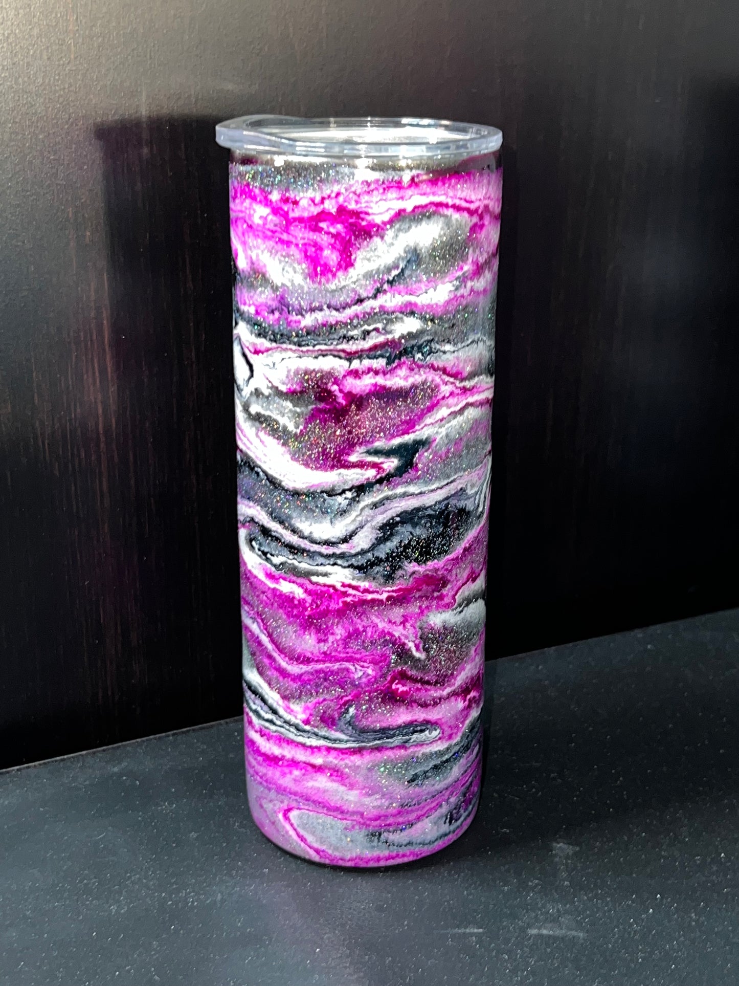 Pink Tattoo 20oz Skinny Tumbler-Pre Made-RTS