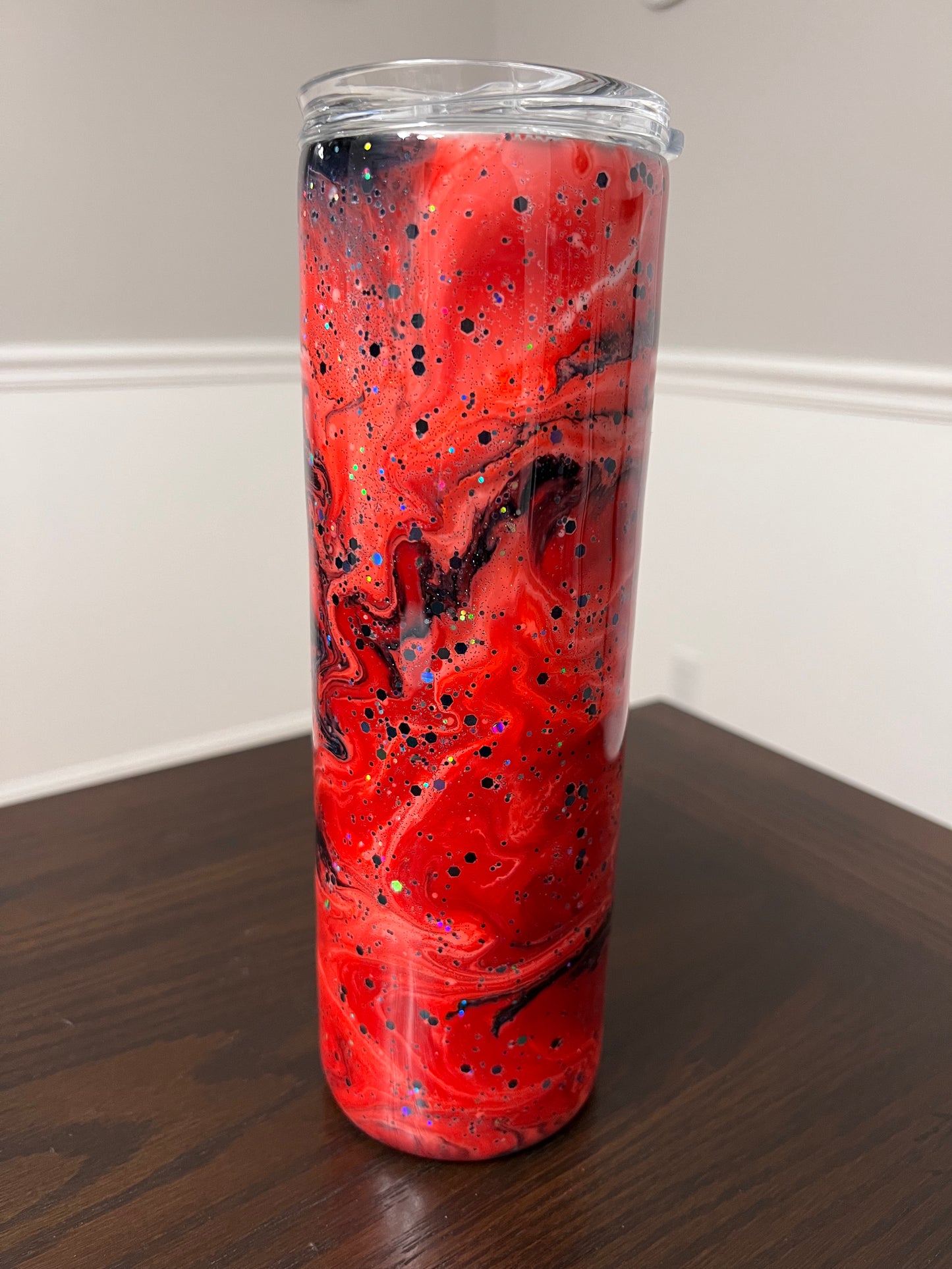 Western Sunset 30oz Skinny Tumbler-Pre Made-RTS