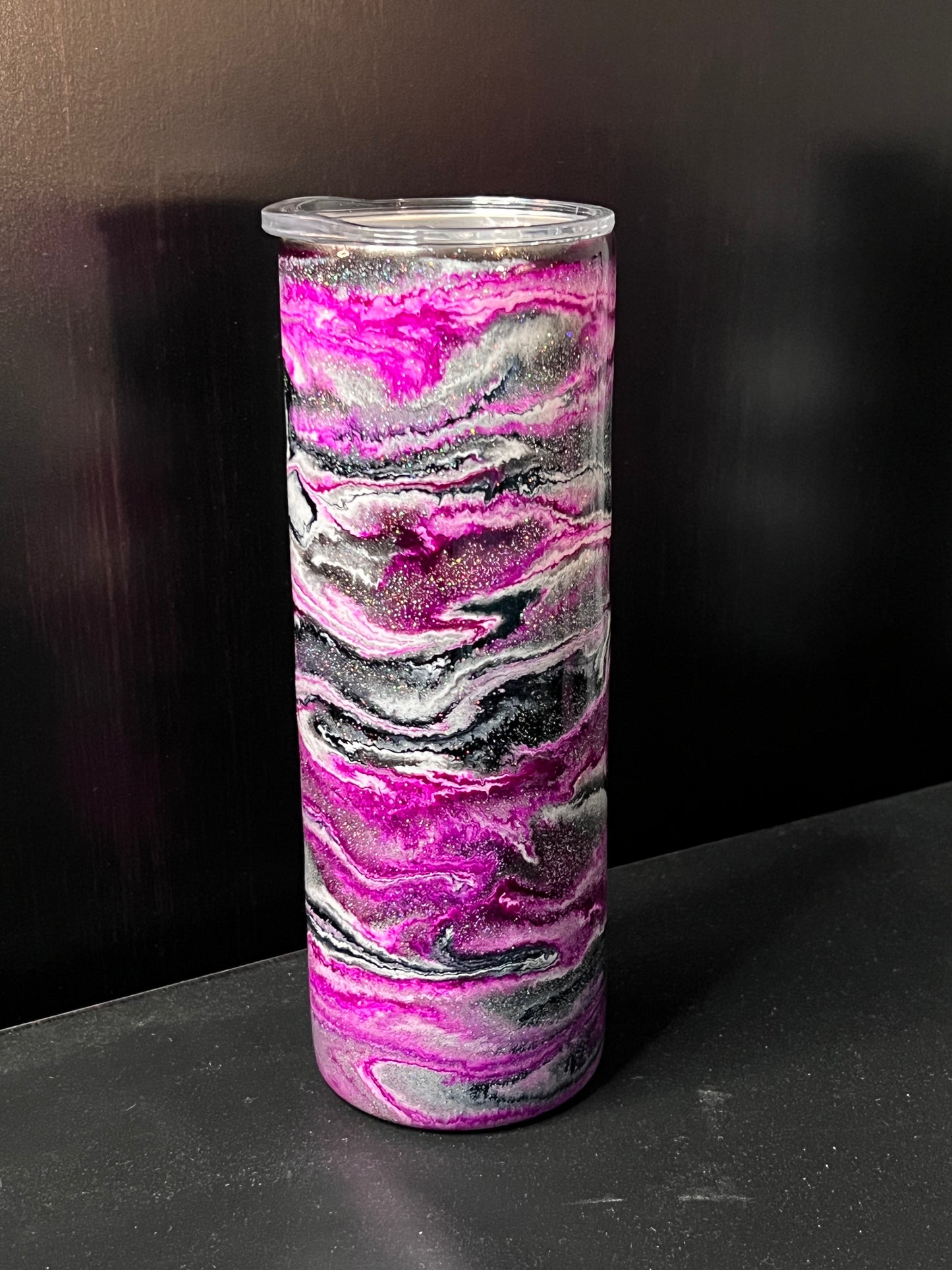 Pink Tattoo 20oz Skinny Tumbler-Pre Made-RTS
