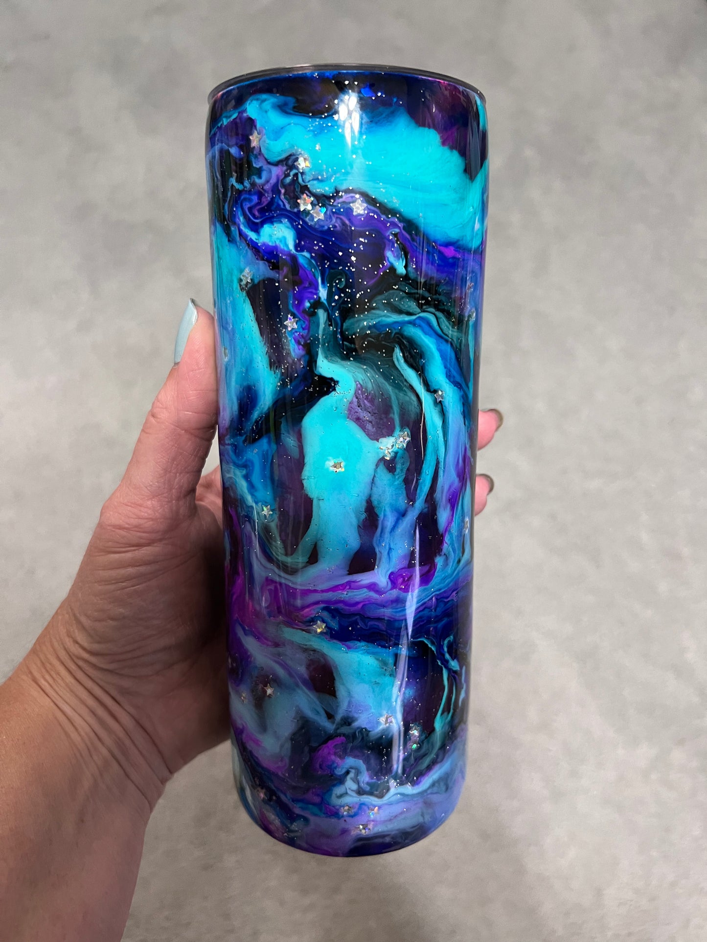 Galaxy 20oz Skinny Tumbler-Pre Made-RTS