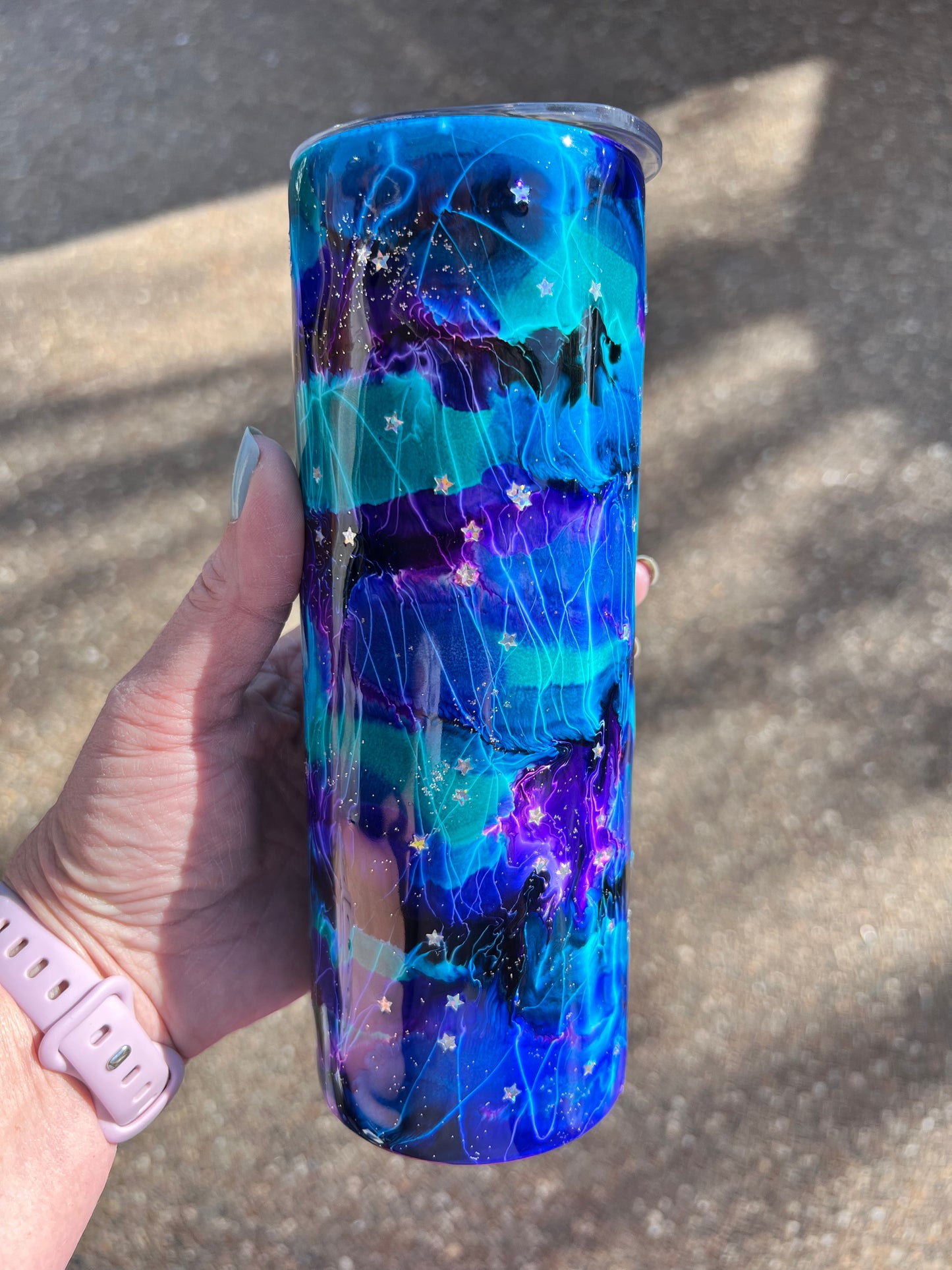 Galaxy 20oz Skinny Tumbler-Pre Made-RTS