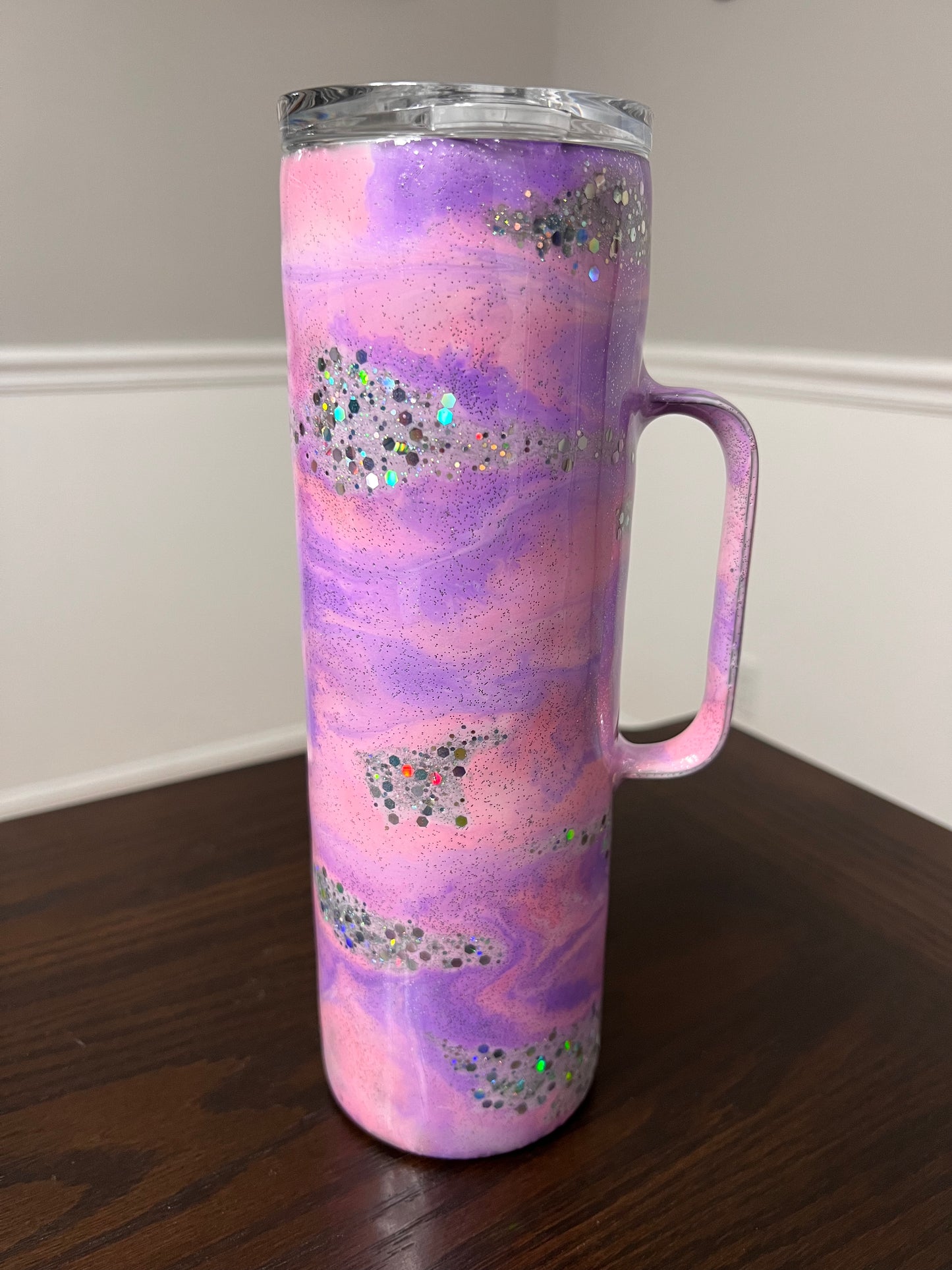 Cotton Candy Skies 30oz Skinny Hoggdle Tumbler-Pre Made RTS