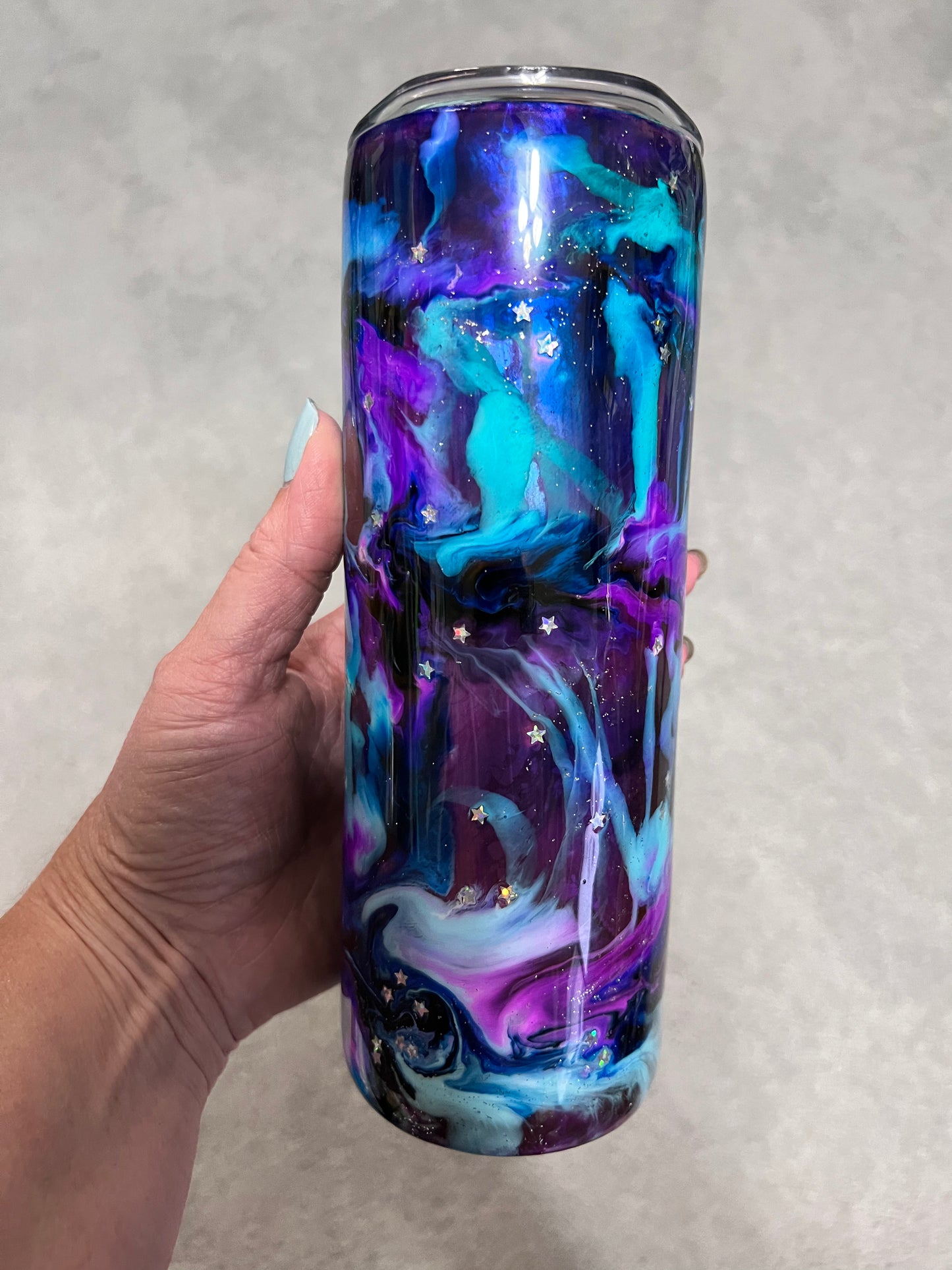 Galaxy 20oz Skinny Tumbler-Pre Made-RTS