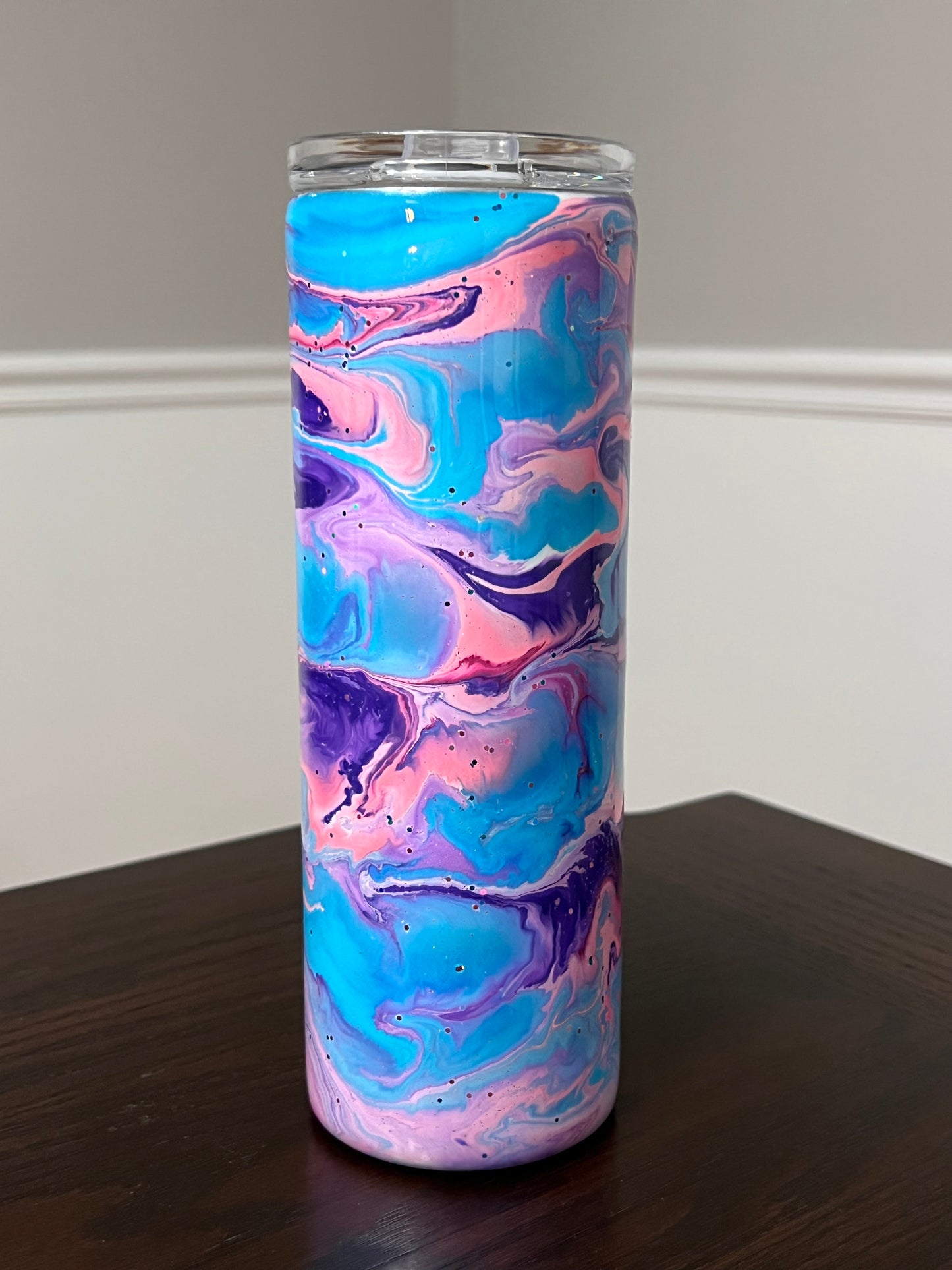 RTS #5 Pearl Swirls 20oz Skinny Tumbler-Pre Made-RTS