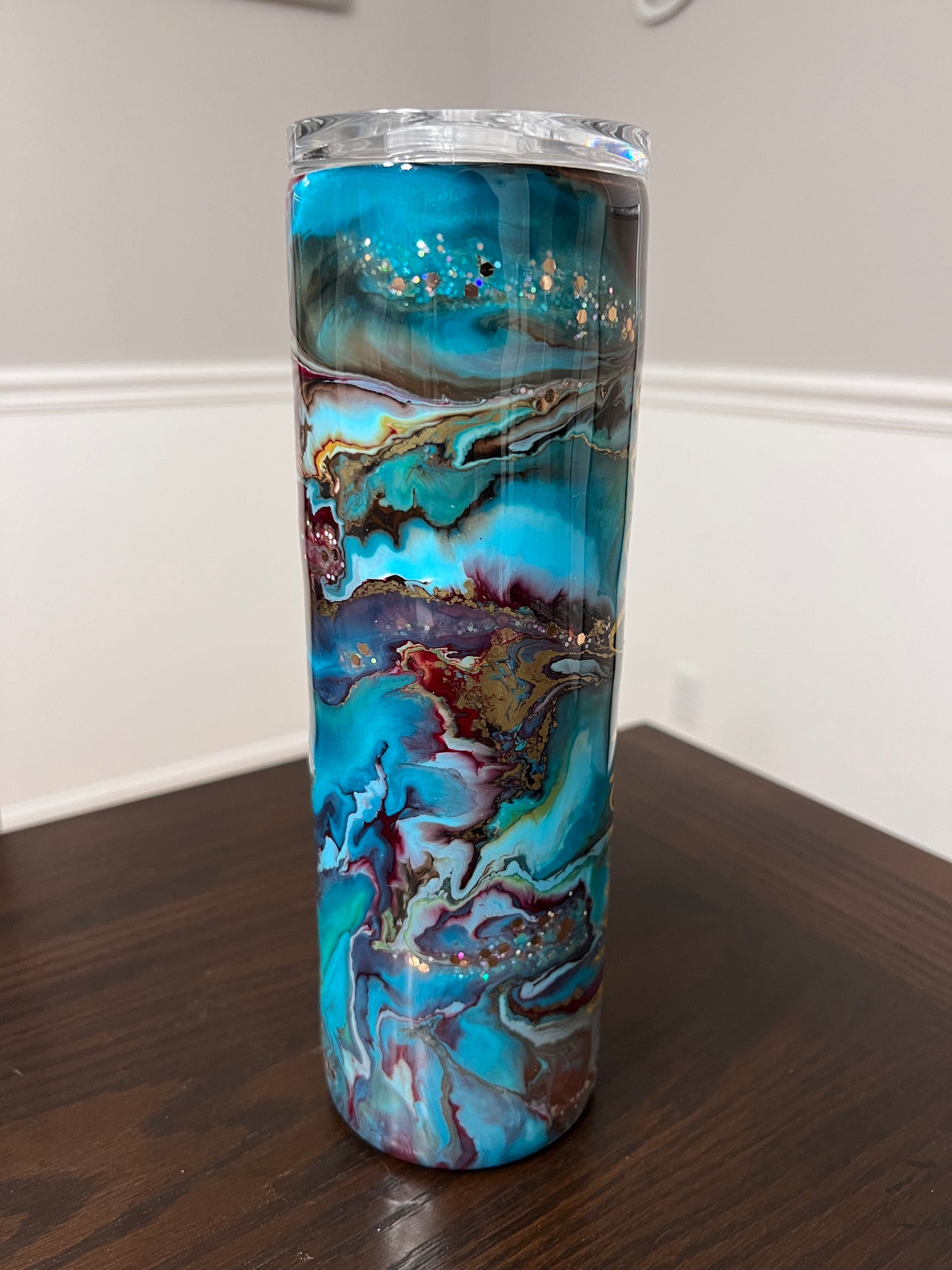 Western Queen Handmade Custom Epoxy Tumbler