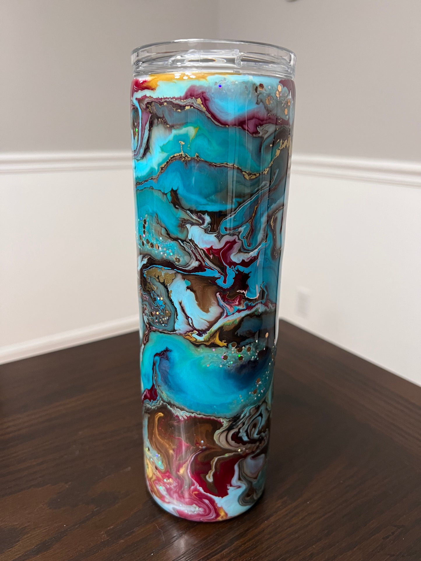 Western Queen Handmade Custom Epoxy Tumbler