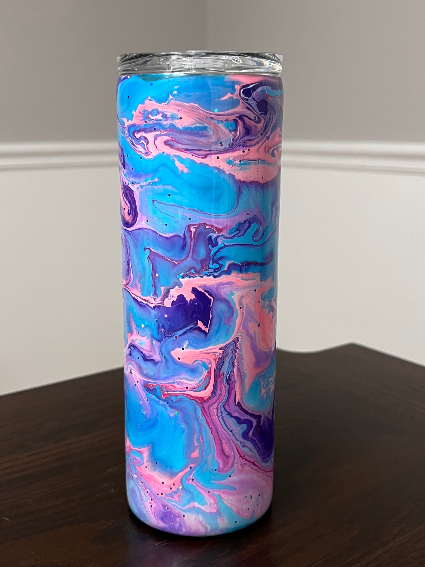 RTS #5 Pearl Swirls 20oz Skinny Tumbler-Pre Made-RTS