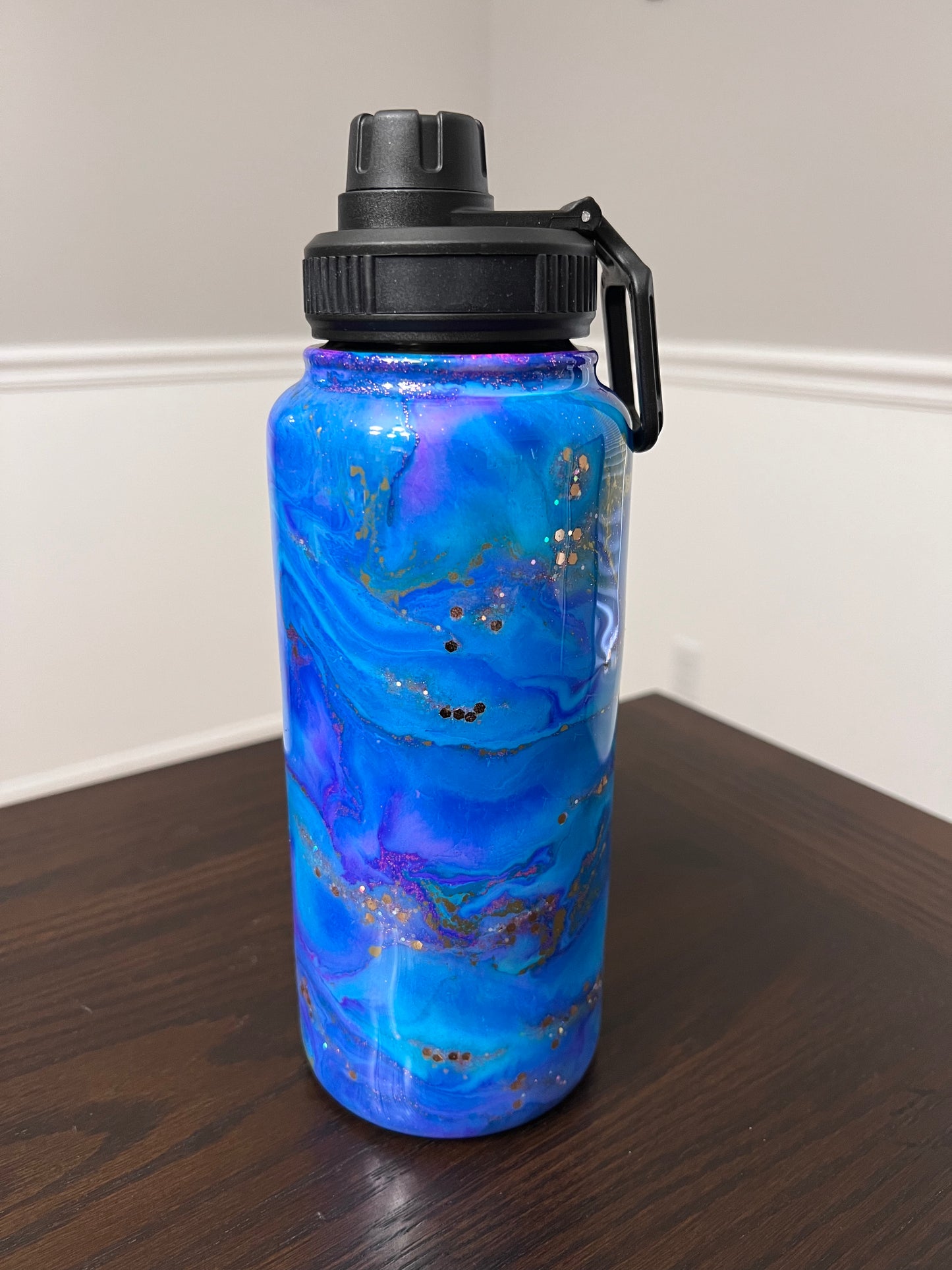 Blue Lagoon 32oz Duo Hydro Bottle-PreMade-RTS