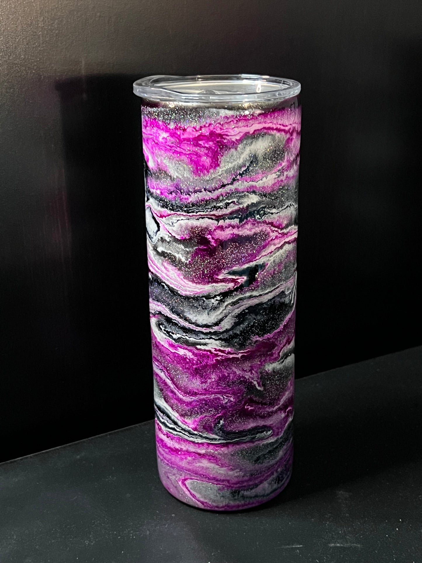 Pink Tattoo 20oz Skinny Tumbler-Pre Made-RTS