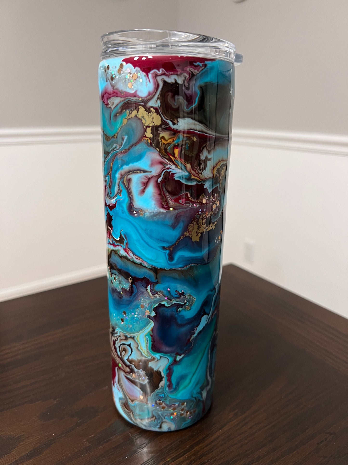 Western Queen Handmade Custom Epoxy Tumbler
