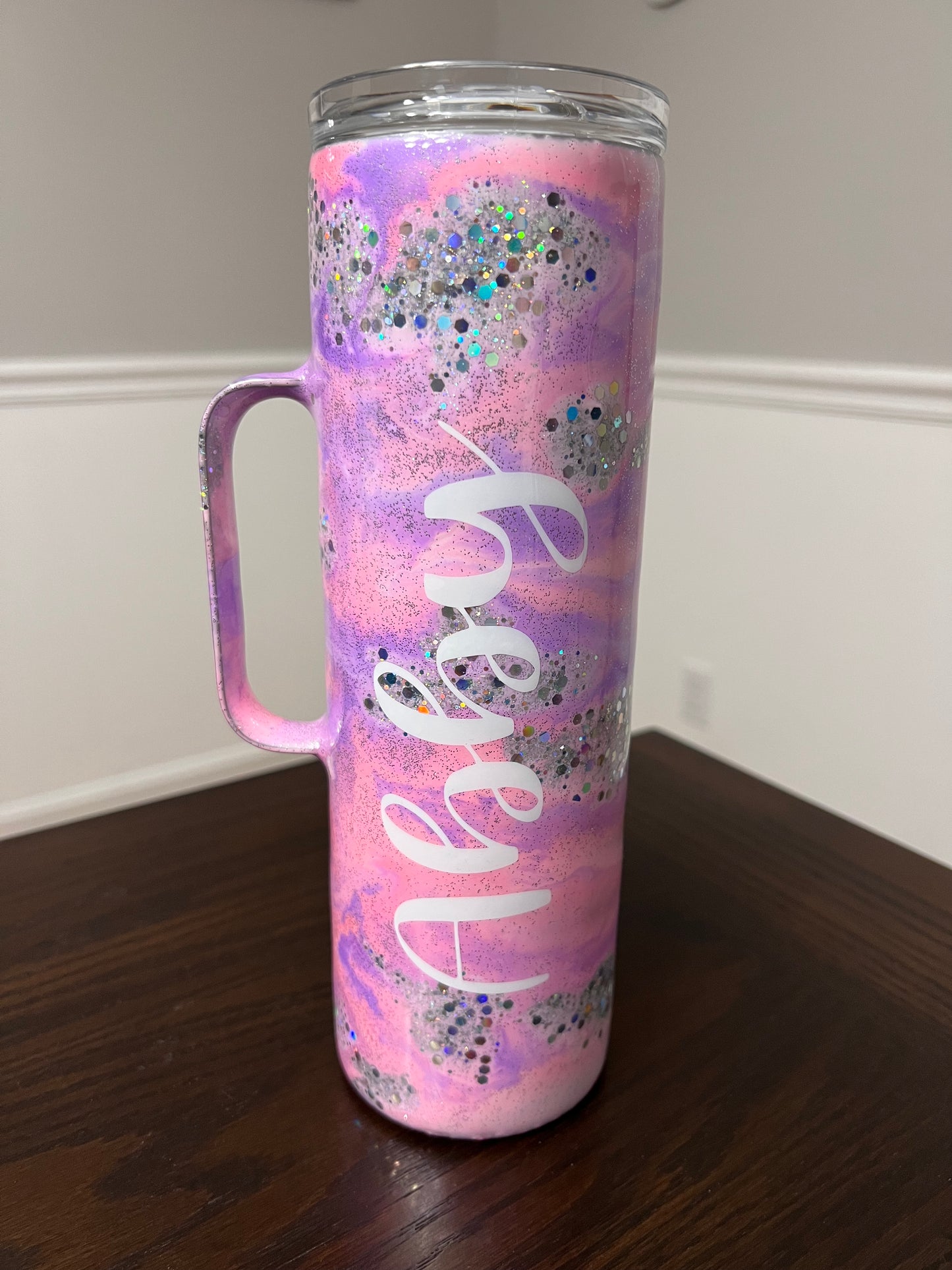 Cotton Candy Skies 30oz Skinny Hoggdle Tumbler-Pre Made RTS