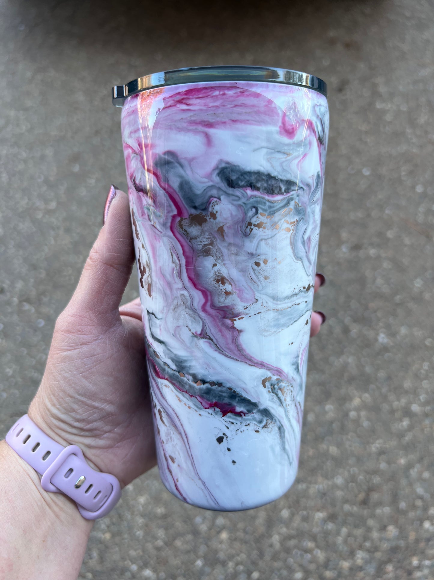 Marble 20oz Tumbler-Pre Made-RTS