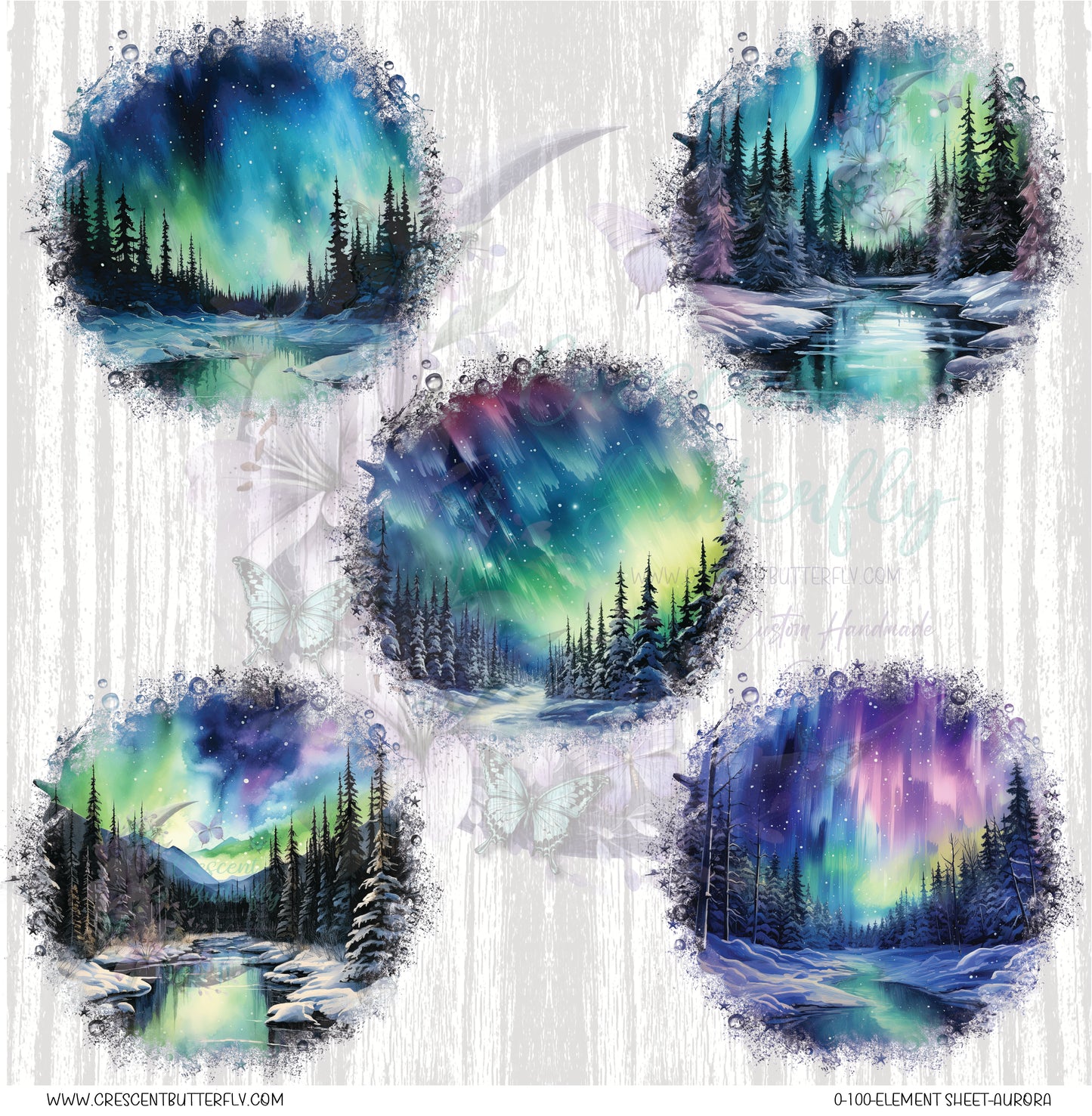 0-100-Element Sheet-Aurora UV DTF