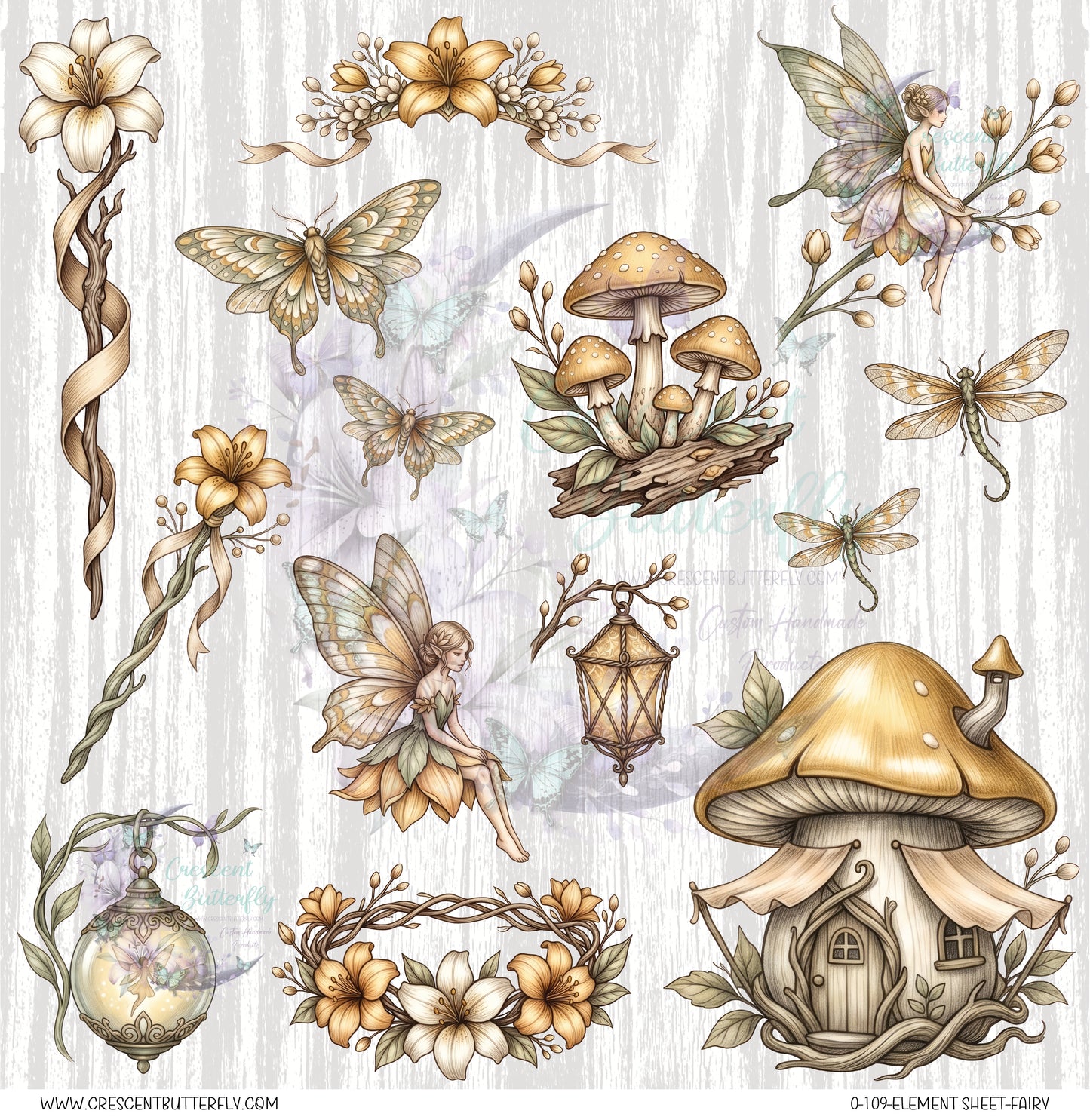 0-109-Element Sheet-Fairy UV DTF