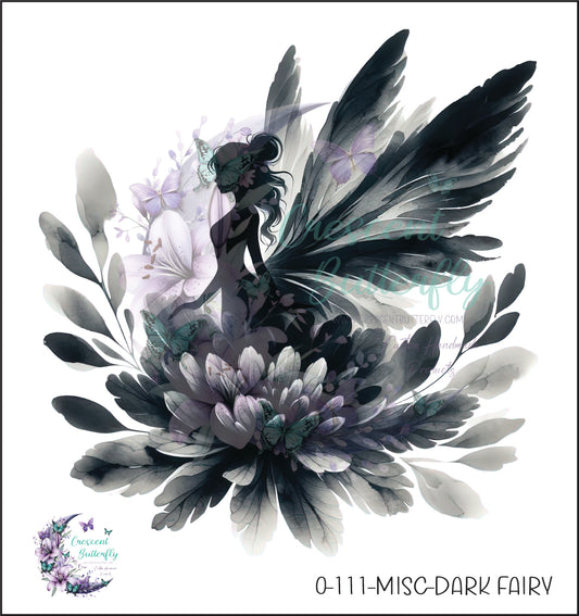 0-111-Misc-Dark Fairy UV DTF Decal