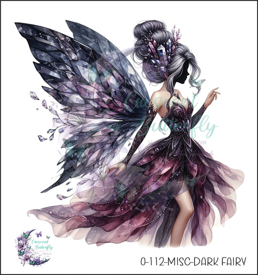 0-112-Misc-Dark Fairy UV DTF Decal