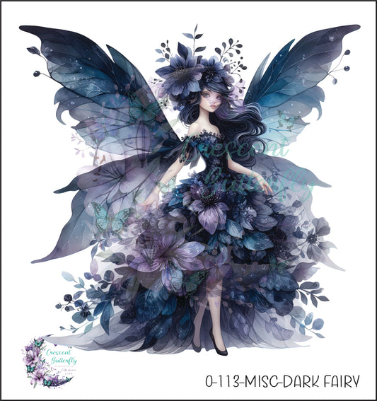 0-113-Misc-Dark Fairy UV DTF Decal