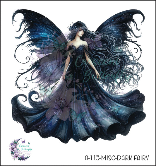 0-115-Misc-Dark Fairy UV DTF Decal