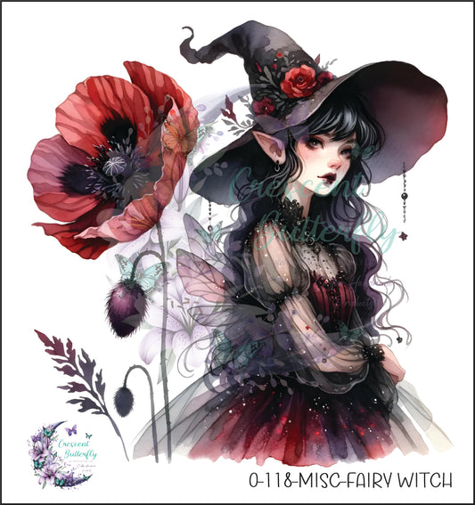 0-118-Misc-Fairy Witch UV DTF Decal