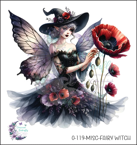 0-119-Misc-Fairy Witch UV DTF Decal