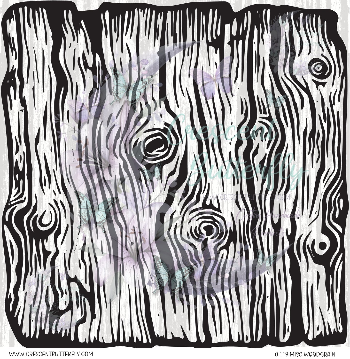 0-119-Misc Woodgrain 10x10 UV DTF Sheet