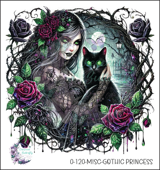 0-120-Misc-Gothic Princess UV DTF Decal